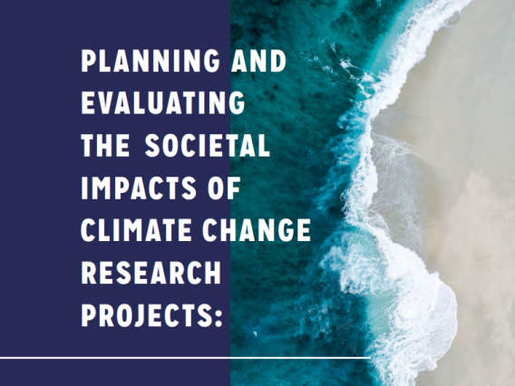 Screenshot of cover page for Societal Impacts Guidebook