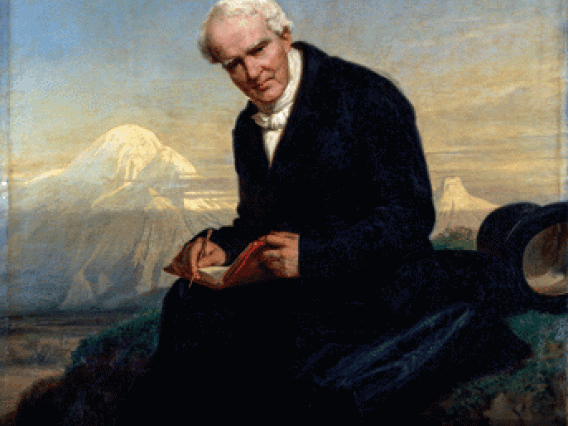 Painting of Alexander von Humboldt.