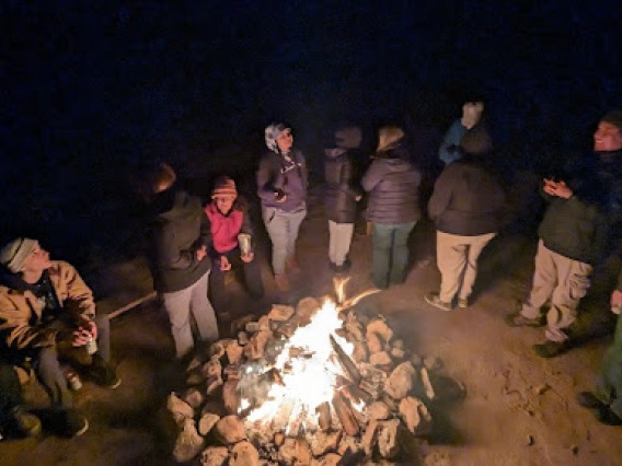 Bonfire on the last night
