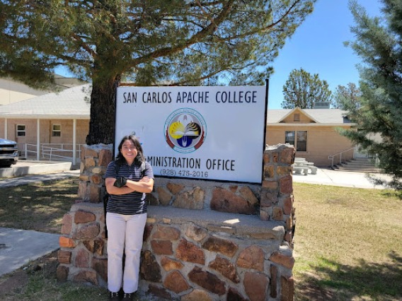 Anissa at San Carlos Apache College