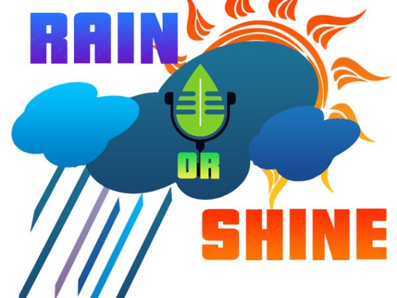 Come rain or shine podcast logo