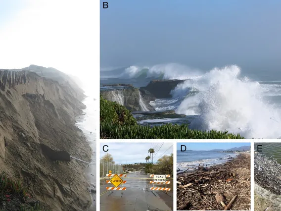 Collection of images from New Study Highlights Critical Challenges and Solutions for California Coastline Amid Climate Change