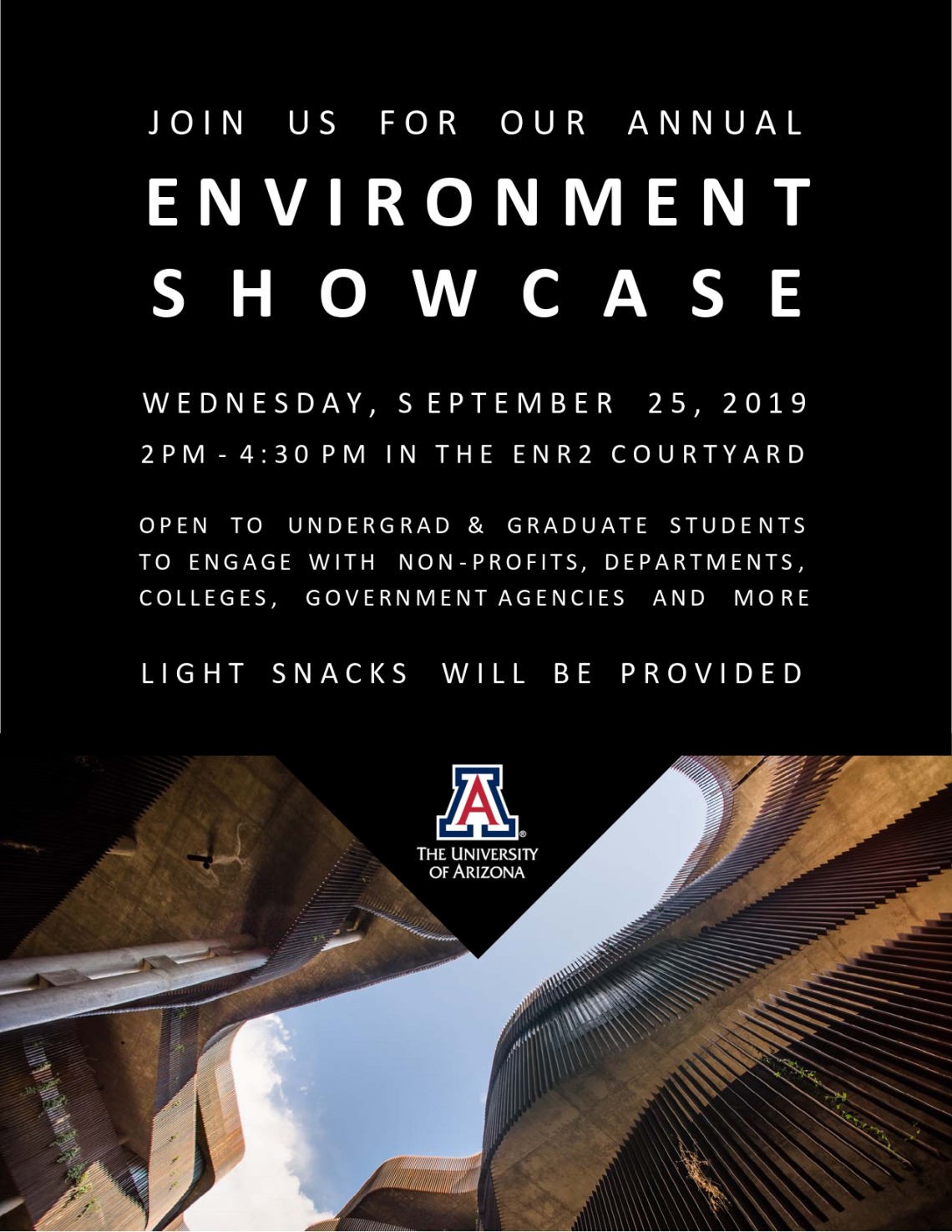 Flyer for the Environment Showcase