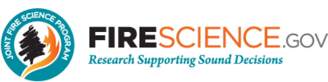 Logo for FireScience.gov reads: Research Supporting Sound Decisions