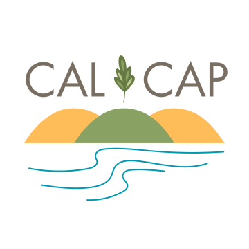 Circle CAL CAP logo with text