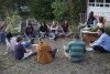 NRWD Fellows at meetup in Logan, UT sitting a circle talking